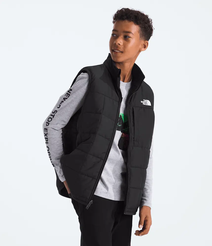 Двусторонний жилет Shasta для мальчиков The North Face, TNF Black — фото 4
