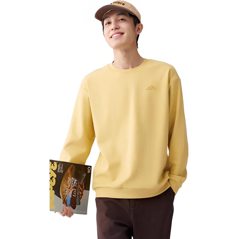 

361° Свитшот мужской Golden Chrysanthemum с круглым вырезом утепленный