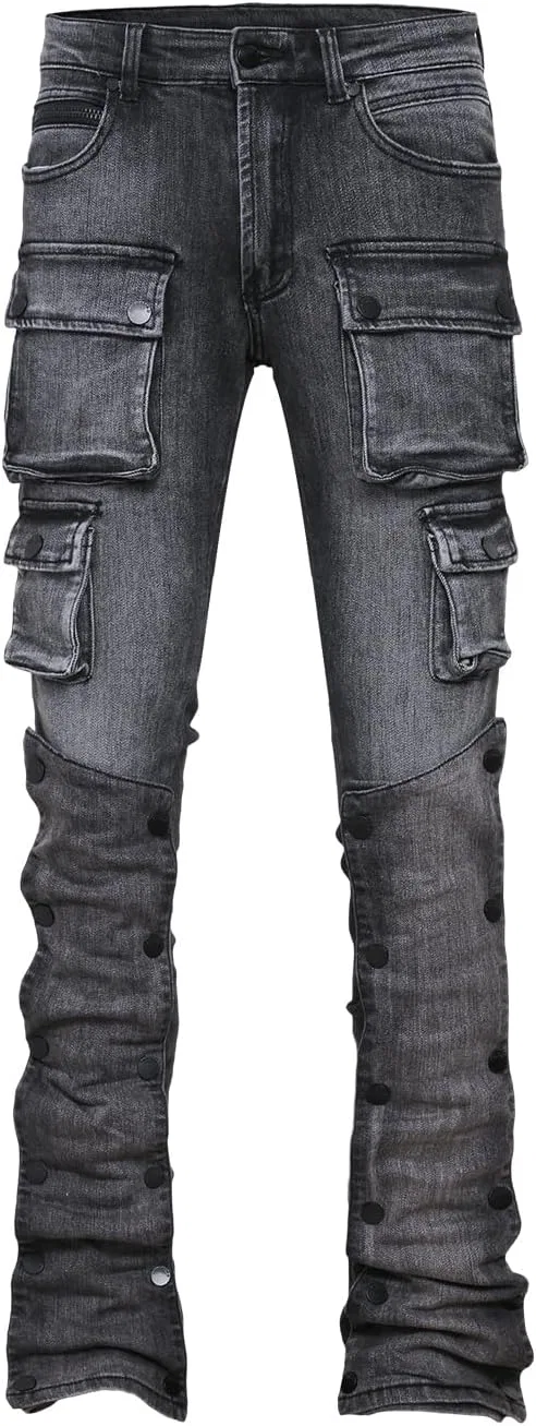 Джинсы деним Men's Trendy Denim, серый