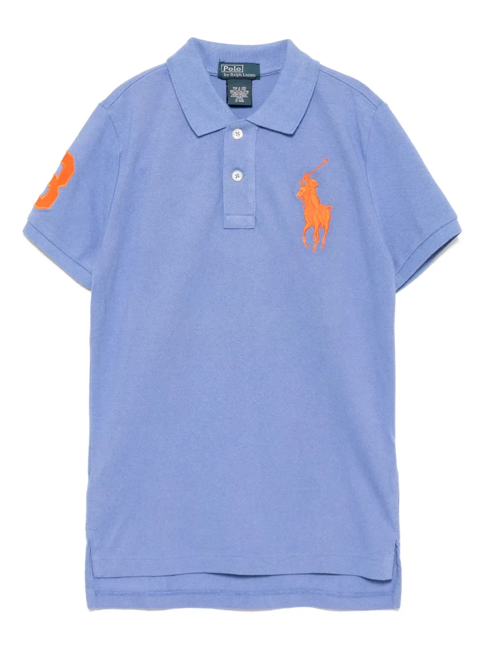 Большая рубашка поло с изображением пони Polo Ralph Lauren Kids, синий