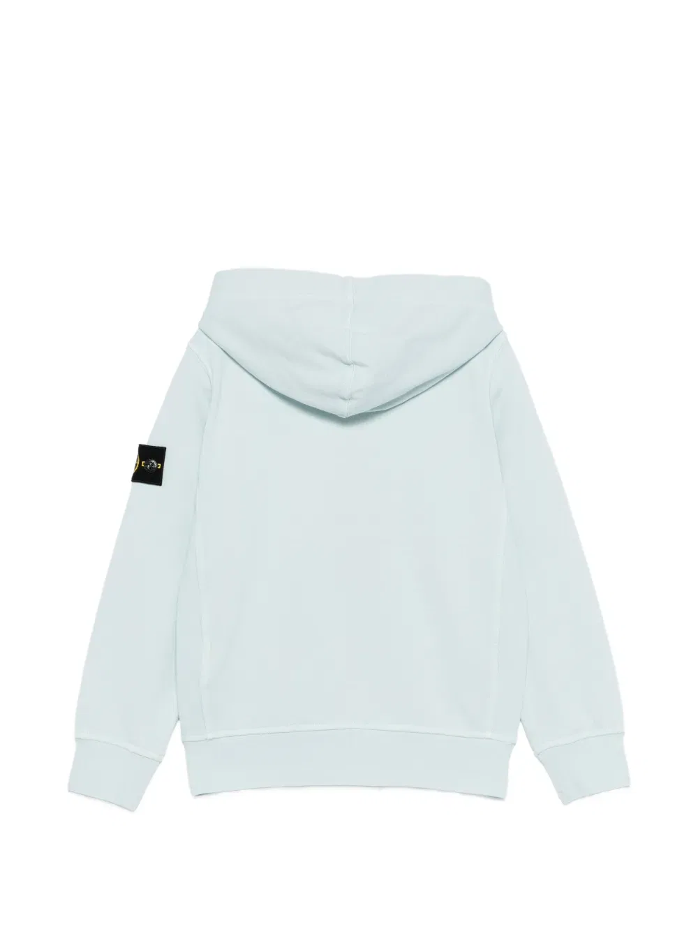Толстовка на молнии с нашивкой с логотипом Stone Island Junior, синий — фото 2