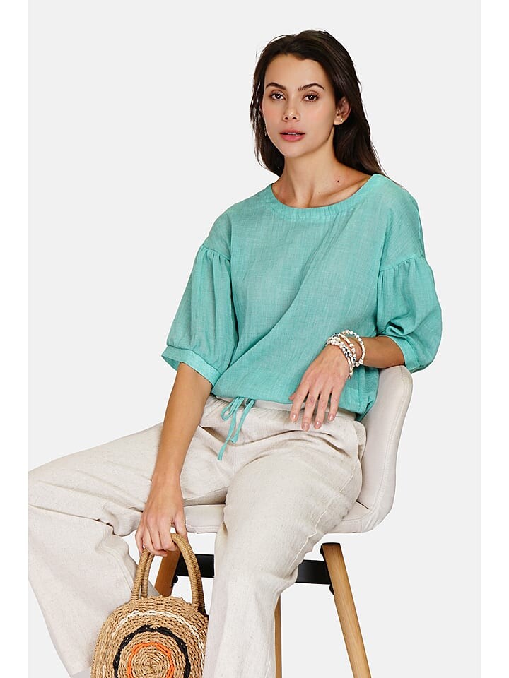 

Блуза Le Jardin du Lin, бирюзовый