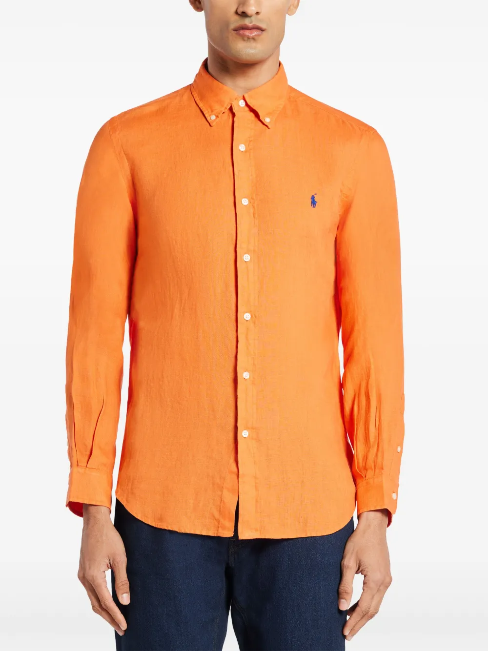 Рубашка Polo Pony POLO RALPH LAUREN, оранжевый — фото 3
