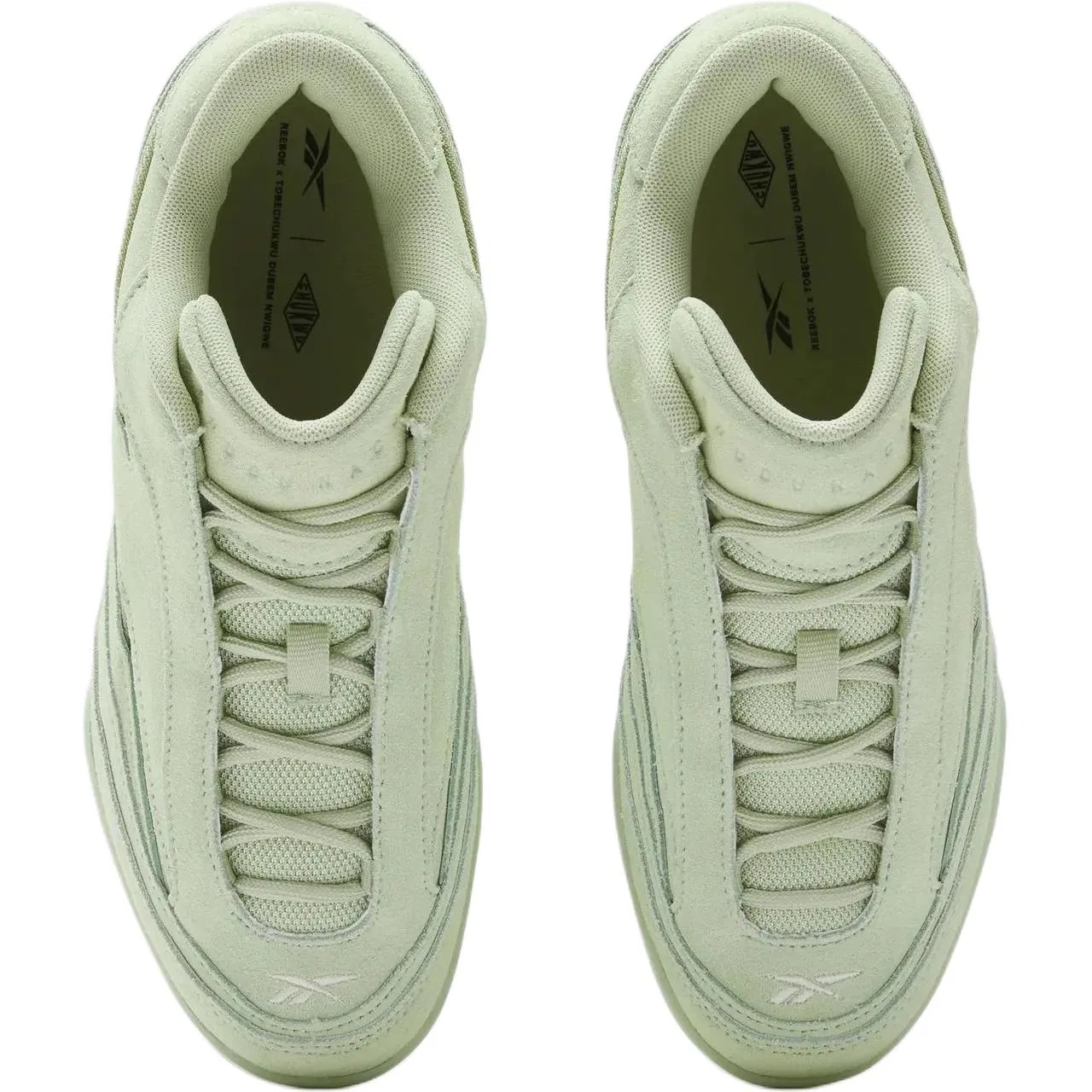 Детские скейтбординг-кеды Tobe Nwigwe x Chukwu Low top Green Unisex Reebok — фото 4