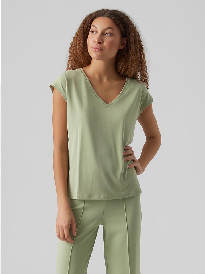 

Футболка Vero Moda Shirt Vmfilli, зеленый