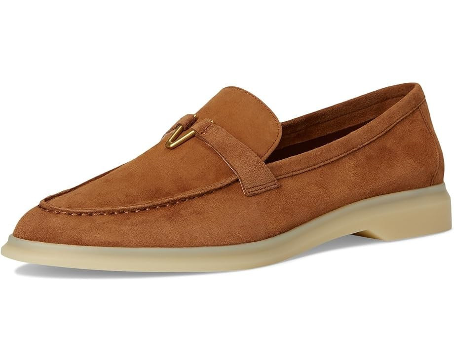 Женские замшевые туфли-лоферы Veronica Beard Ailey Shoes из орехового дерева VER400, коричневый — фото 2