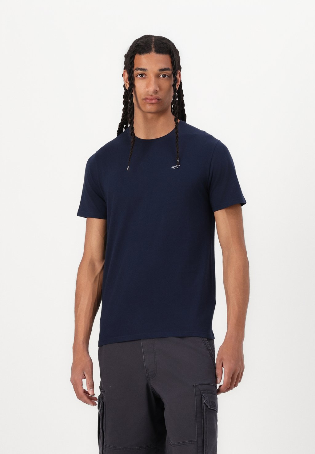 

Базовая футболка ICON CREW Hollister Co., темно-синий