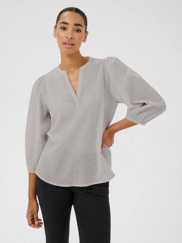 

Топ Silja с вырезом-качелькой KAFFE, Grey