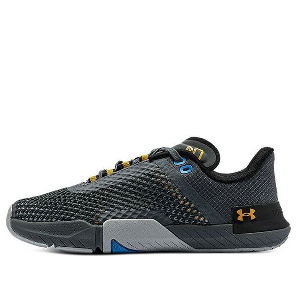 

Кроссовки tribase reign 4 'pitch grey black' Under Armour, серый