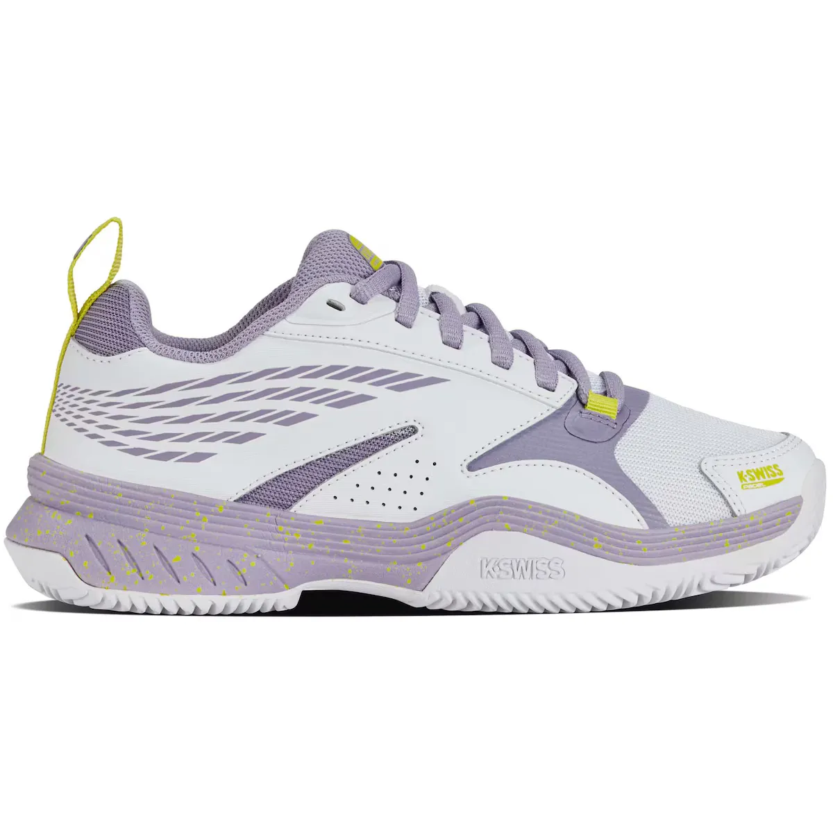 

SPEEDEX PADEL K·Швейцарские женские туфли для паделя K-Swiss, белый/фиолетовый