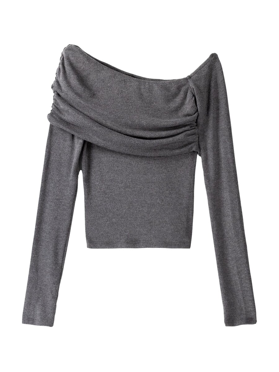 

Рубашка Bershka, цвет Graphite