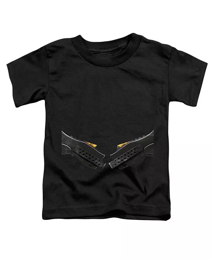 

Футболка с короткими рукавами и логотипом на груди для девочек-малышей The Baby-Girls (2022) Batman, черный