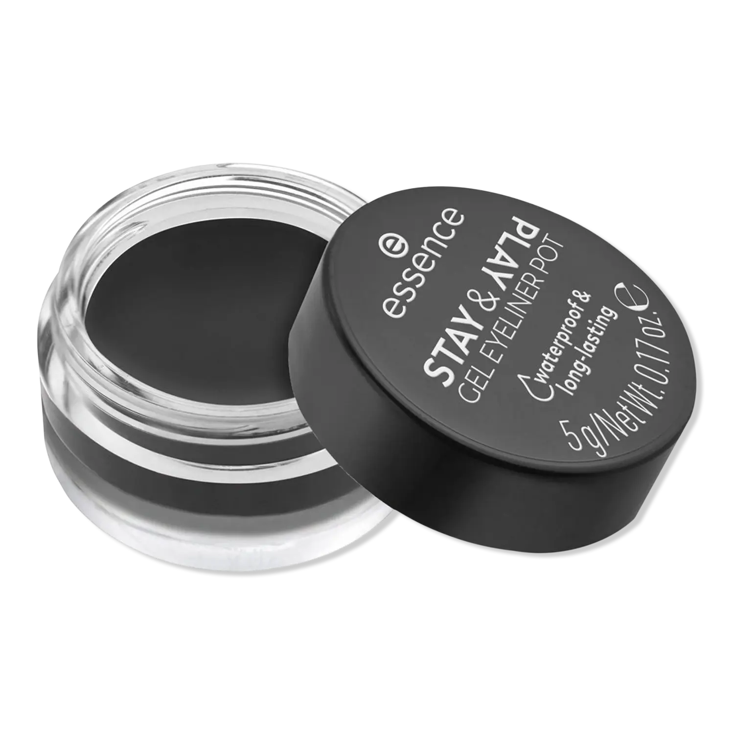 

Гелевая подводка для глаз Stay & Play в баночке Essence, Black 01