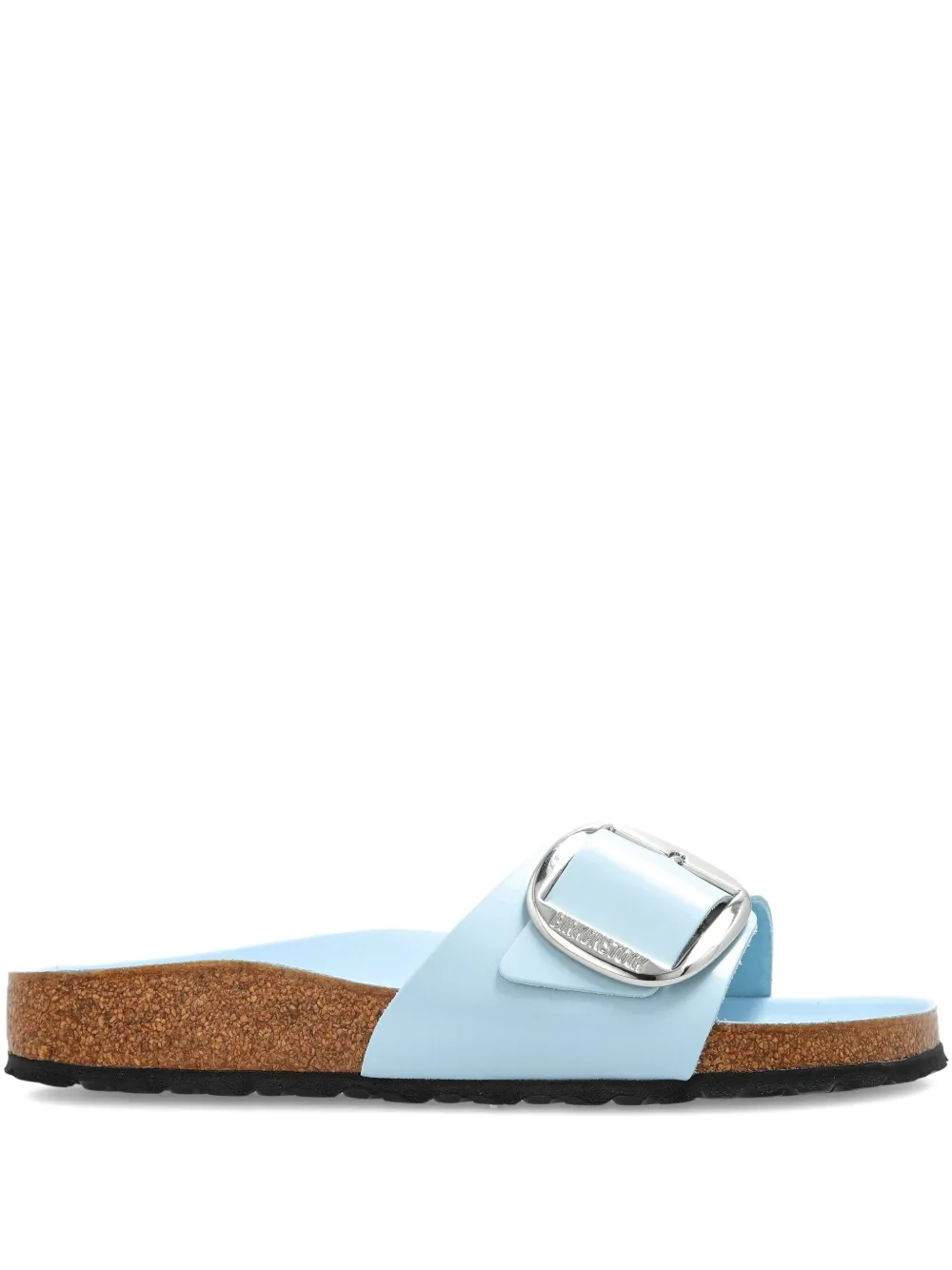 Сандалии из лакированной кожи с пряжкой BIRKENSTOCK, синий