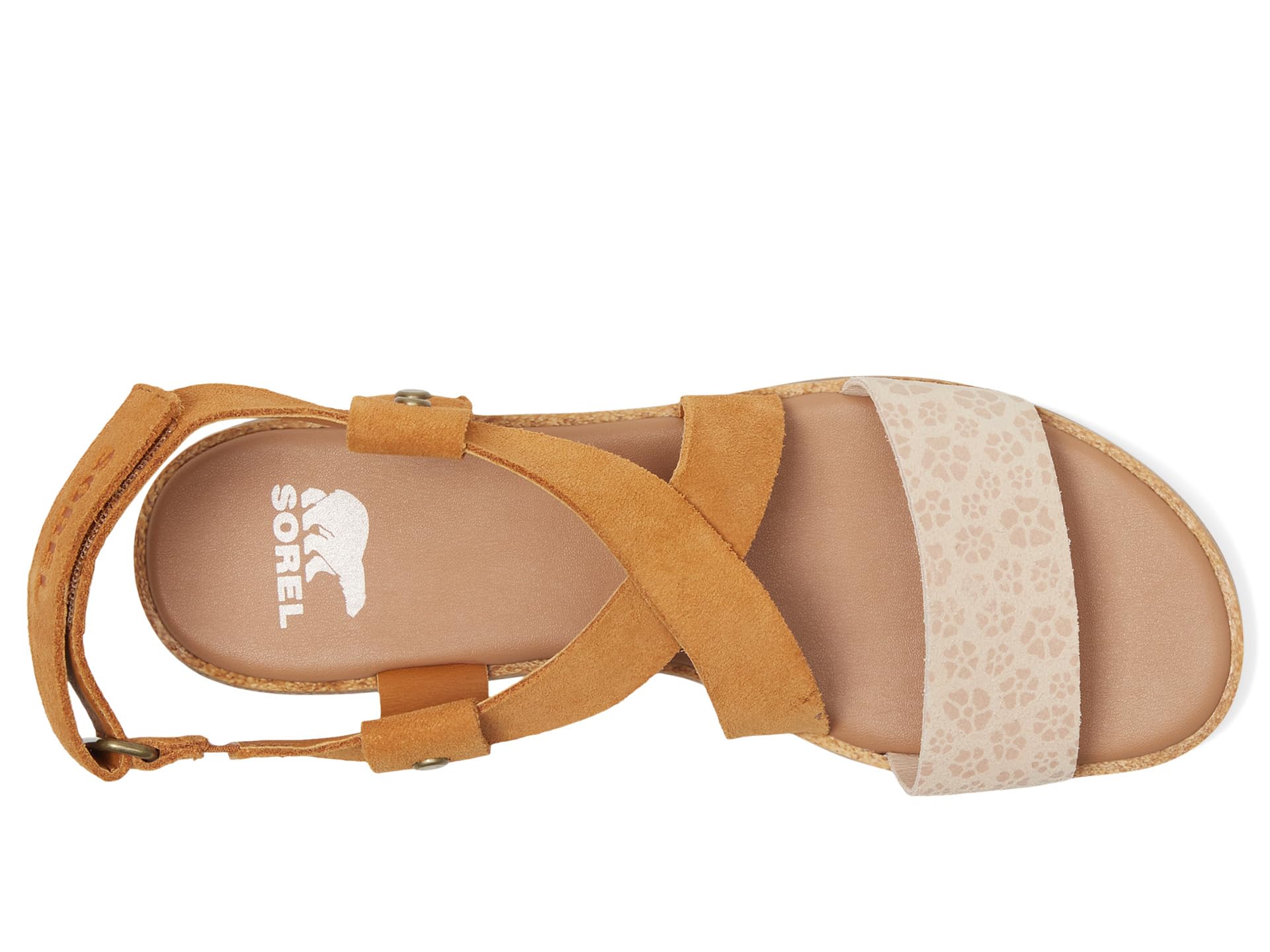 Сандалии SOREL Ella Iii Crisscross Sandals, Pearlescent/Canyon Gold — фото 2