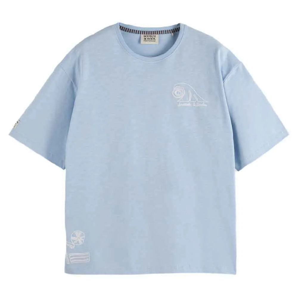 

Футболка Scotch & Soda 180351 Loose Fit, синий