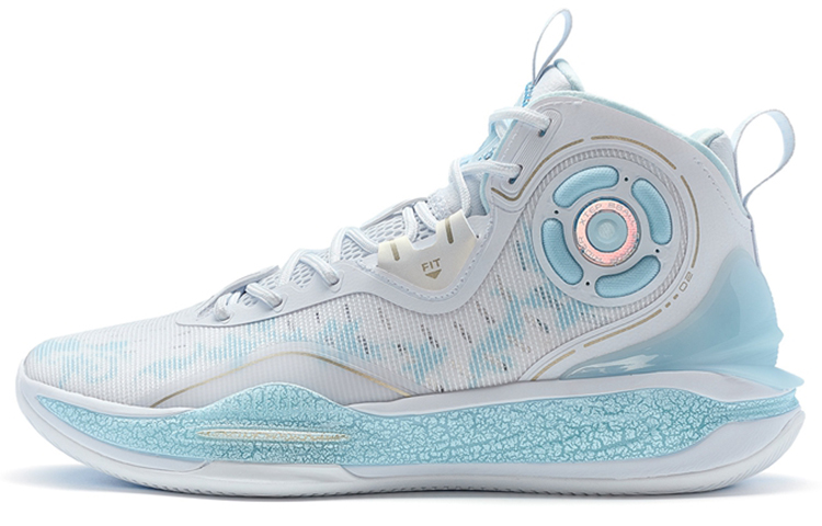 

Mikaze II высокие баскетбольные кроссовки мужские white blue XTEP, New белый/Misty синий