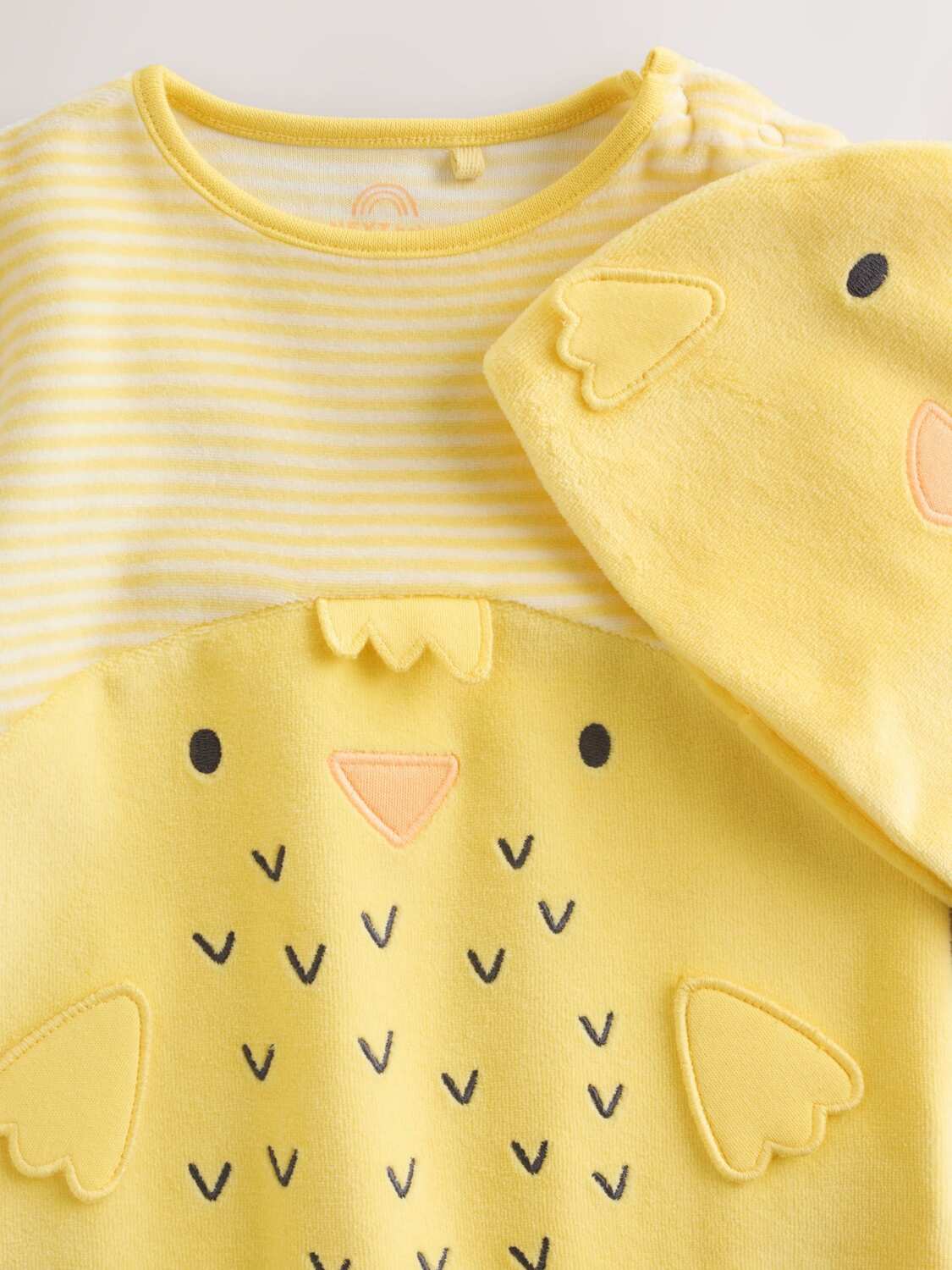 Next Пижама 'Easter Chick' в желтом цвете — фото 4