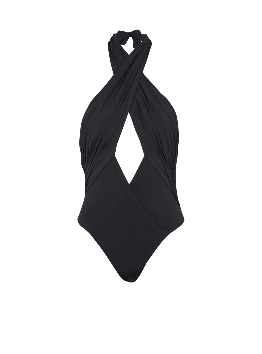 

Однотонный слитный купальник Balmain, черный