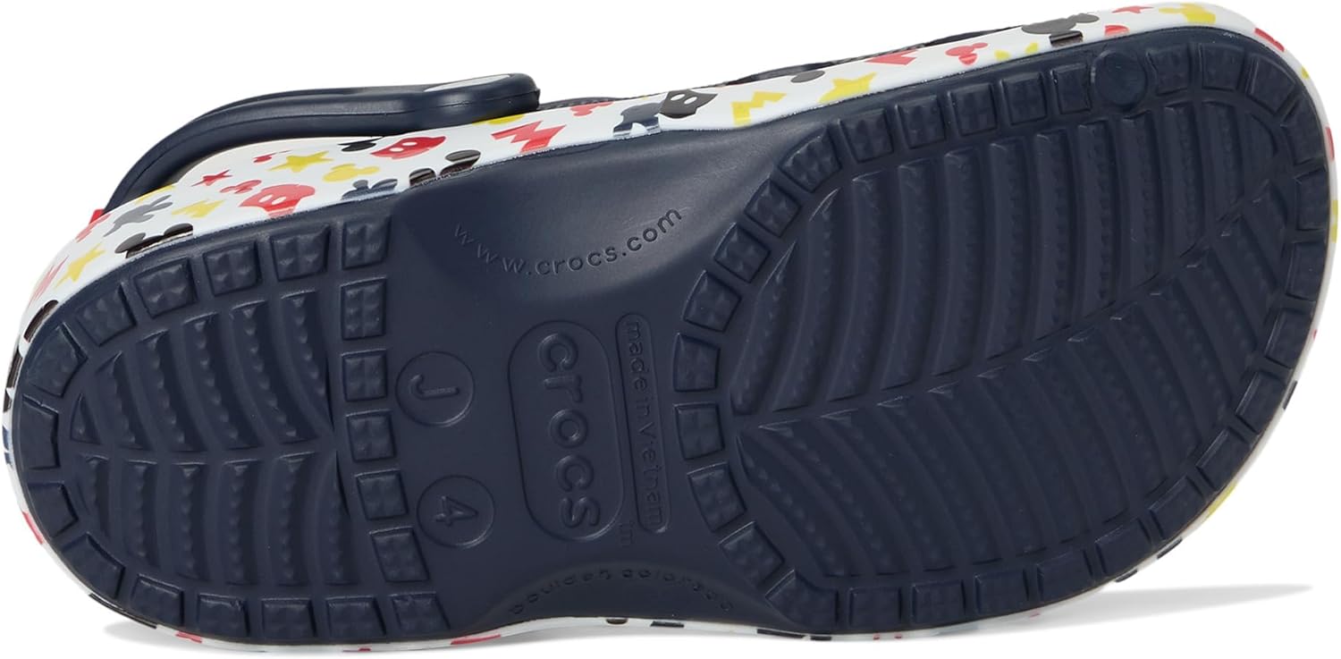 Кроксы для девочек Disney с Микки и Минни Маус Crocs, темно-синий — фото 3