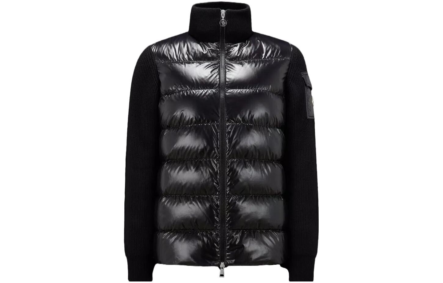 

Пуховик женский черный Moncler