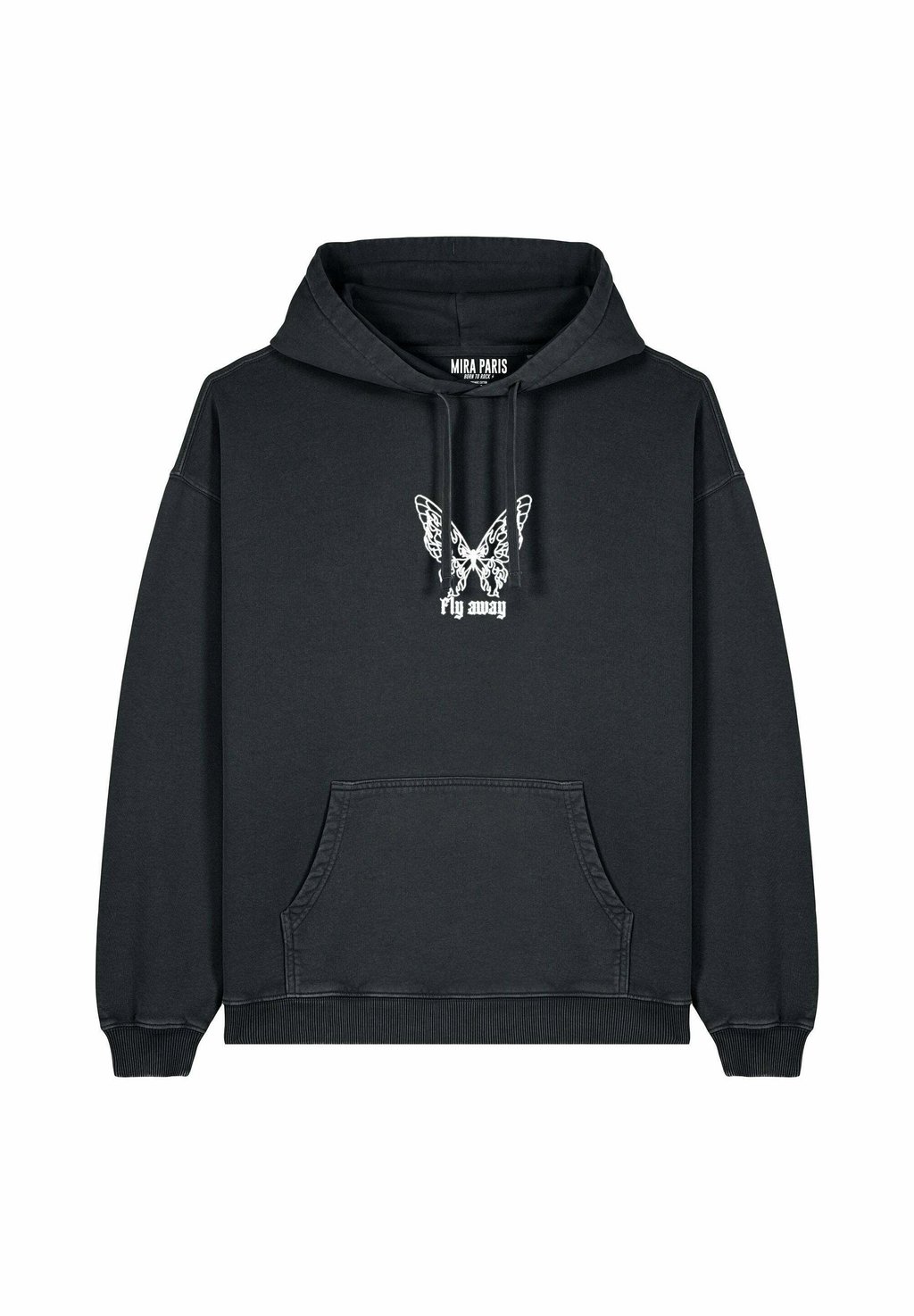 

Толстовка FLY AWAY EMBROIDERY VINTAGE - Hoodie Mira Paris, цвет Black Denim
