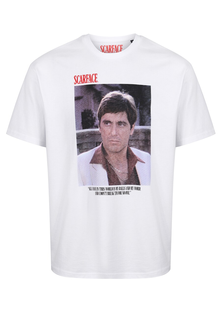 

Классическая футболка Recovered Shirt Scarface All I have in this world, белый