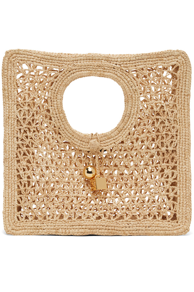 

Jacquemus Бежевая сумка-тоут la croisière 'the spiaggia small Square'