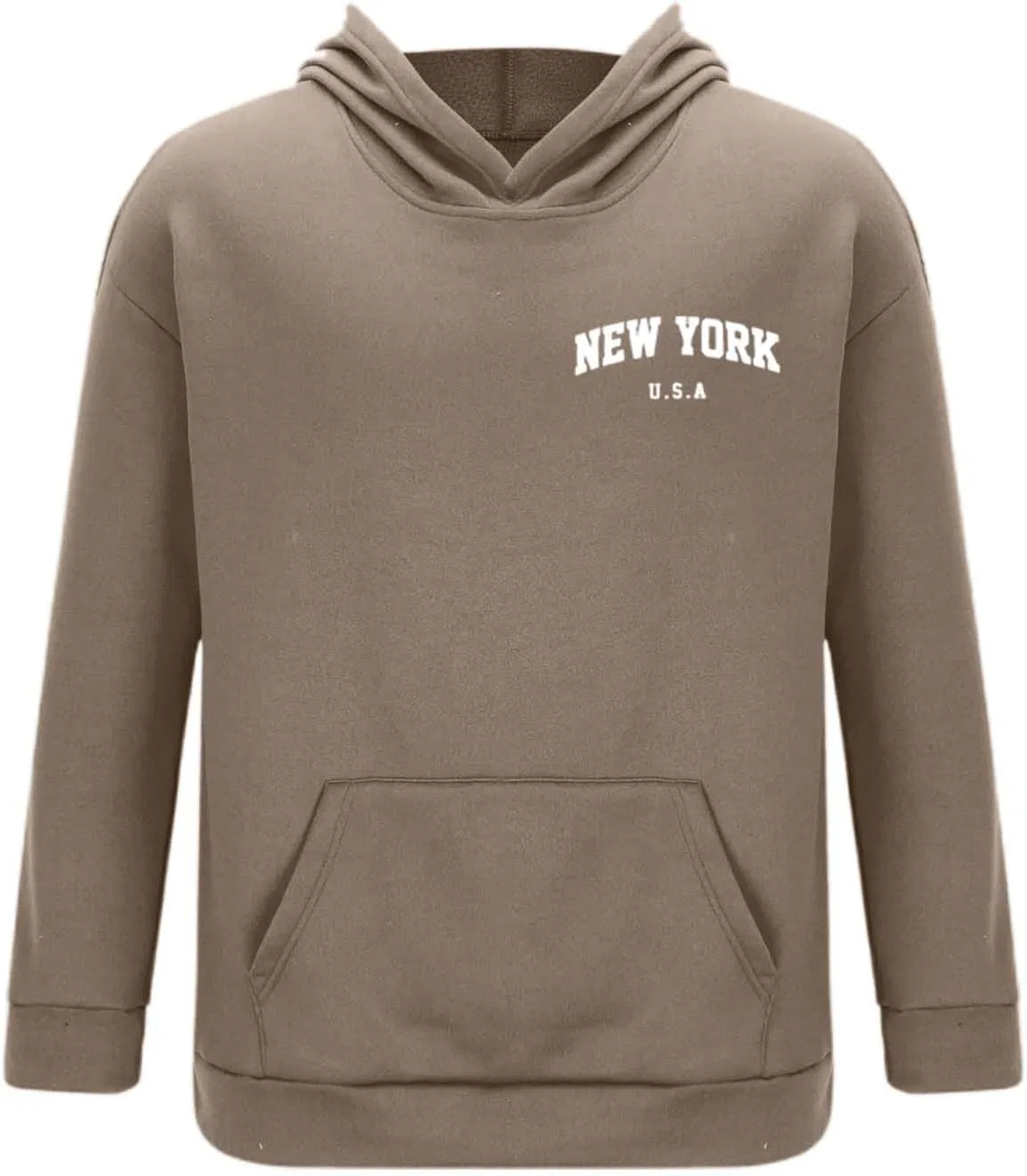 Мужской спортивный костюм с принтом, бренд Generic, цвет New York-khaki — фото 3