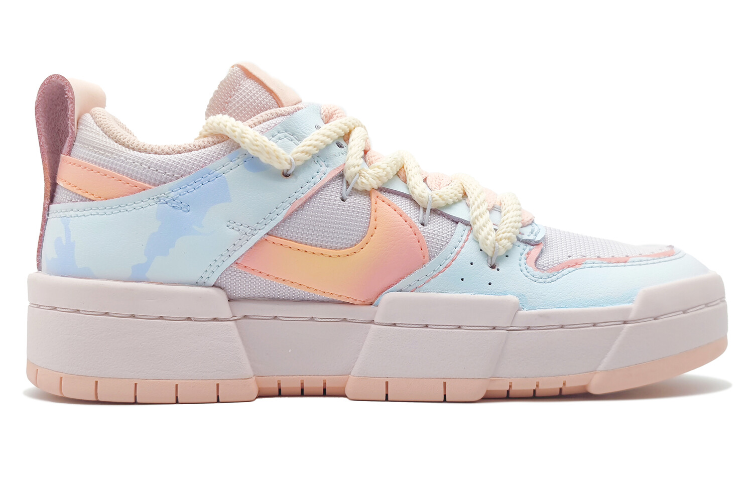 

Кроссовки Nike Dunk Disrupt Skateboarding Shoes Women's Low-top Powder Blue, розовый