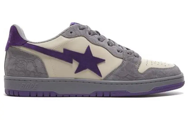 BAPE Court Sta Mist Серый Королевский Фиолетовый A Bathing Ape — фото 2