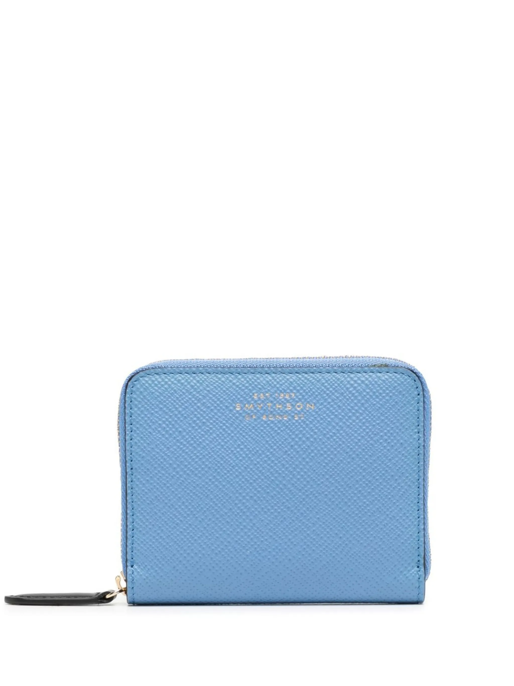 

Кошелек на молнии Smythson, синий