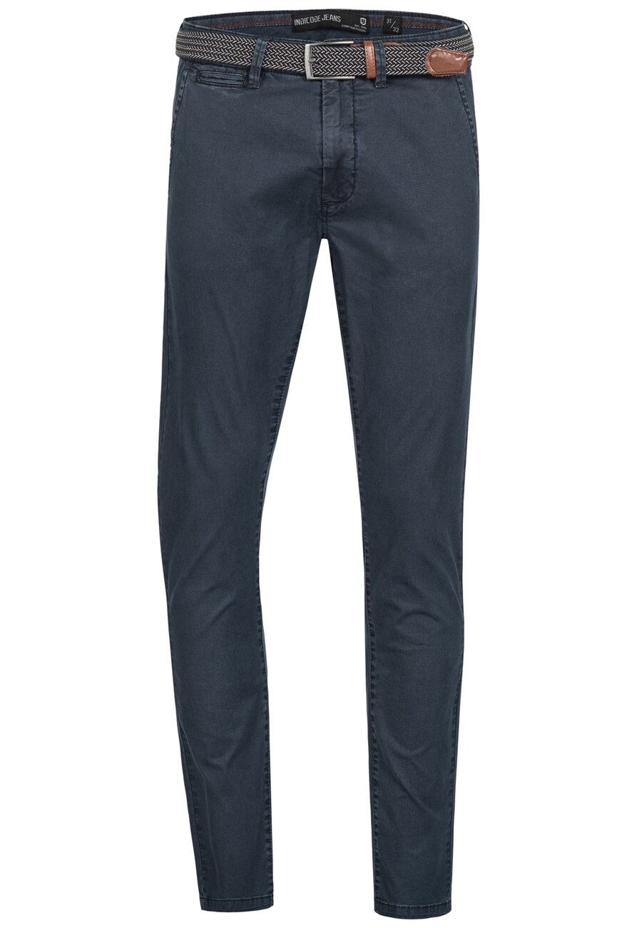 

Брюки чинос INDICODE JEANS Slim fit Chino Pants, морской синий