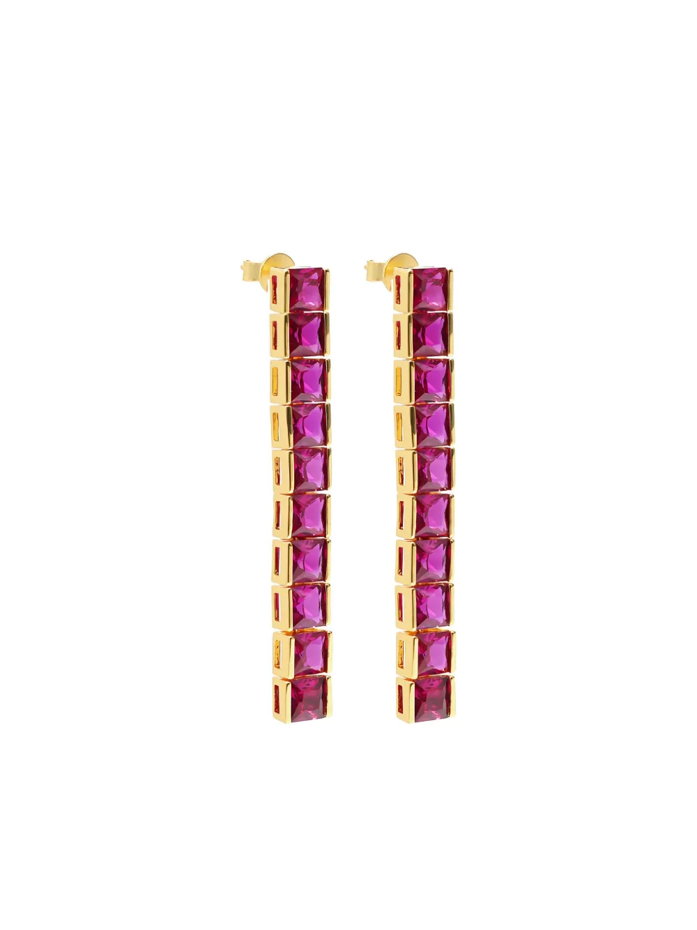 

Серьги в теннисном стиле Izabel Display, золотой
