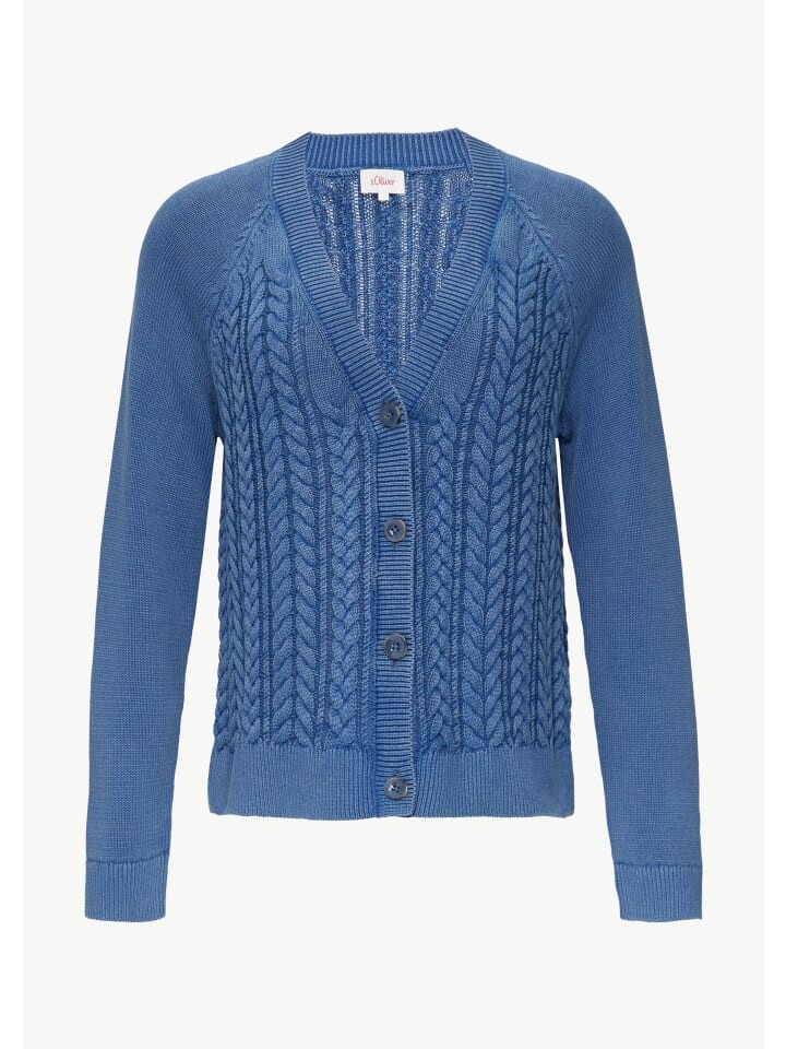 

Кардиган sOliver Strickjacke langarm, зеленый