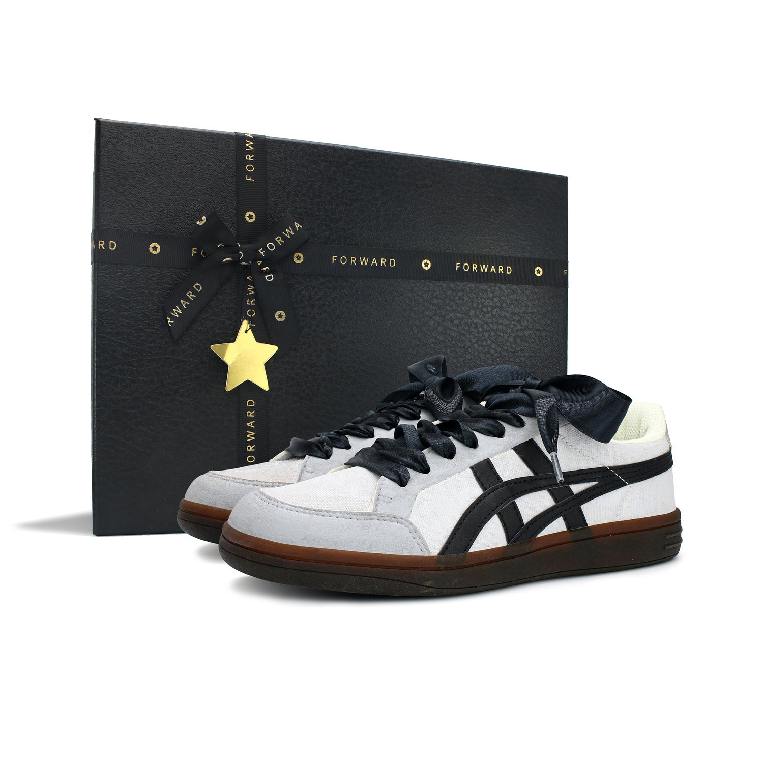 

Onitsuka Tiger Advanti противоскользящие и износостойкие легкие низкие скейтерские кроссовки унисекс черно-серые, цвет Black Gray