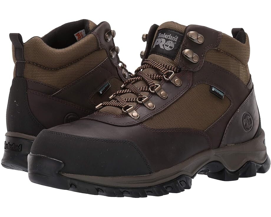 

Ботинки Timberland PRO Keele Ridge Steel Safety Toe Wateproof, коричневый