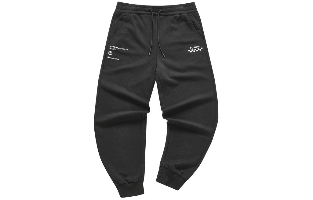 

UNIFORM Вязаные спортивные штаны Мужские Jet Black FILA FUSION