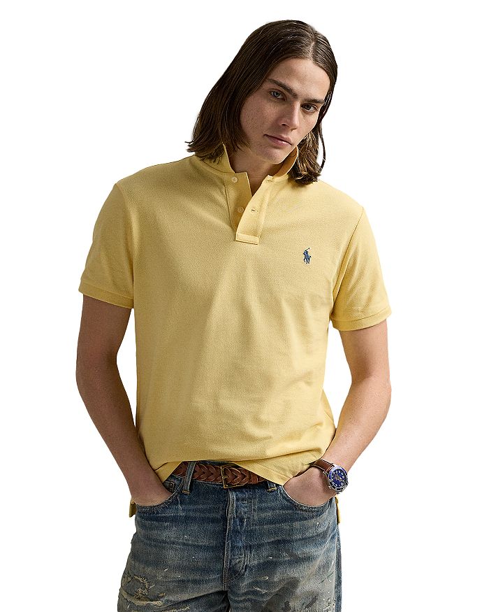 

Знаковый поло с сетчатой тканью Polo Ralph Lauren, желтый