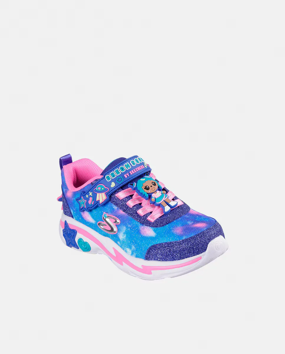 

Спортивная обувь для девочек с куклами Skechers, цвет Esmeralda Azul
