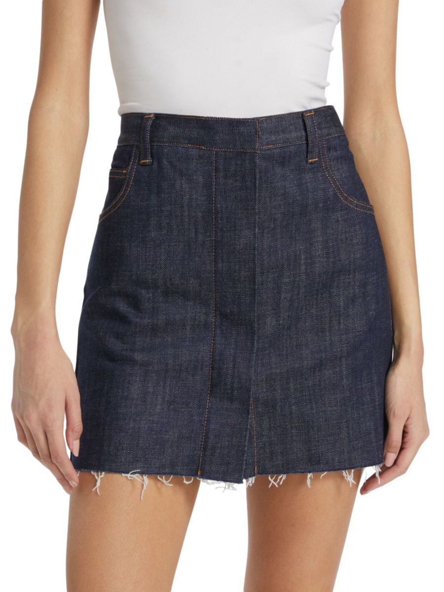 

Мини-юбка из денима AZ Factory x Lutz Huelle AZ Factory, цвет Denim Blue