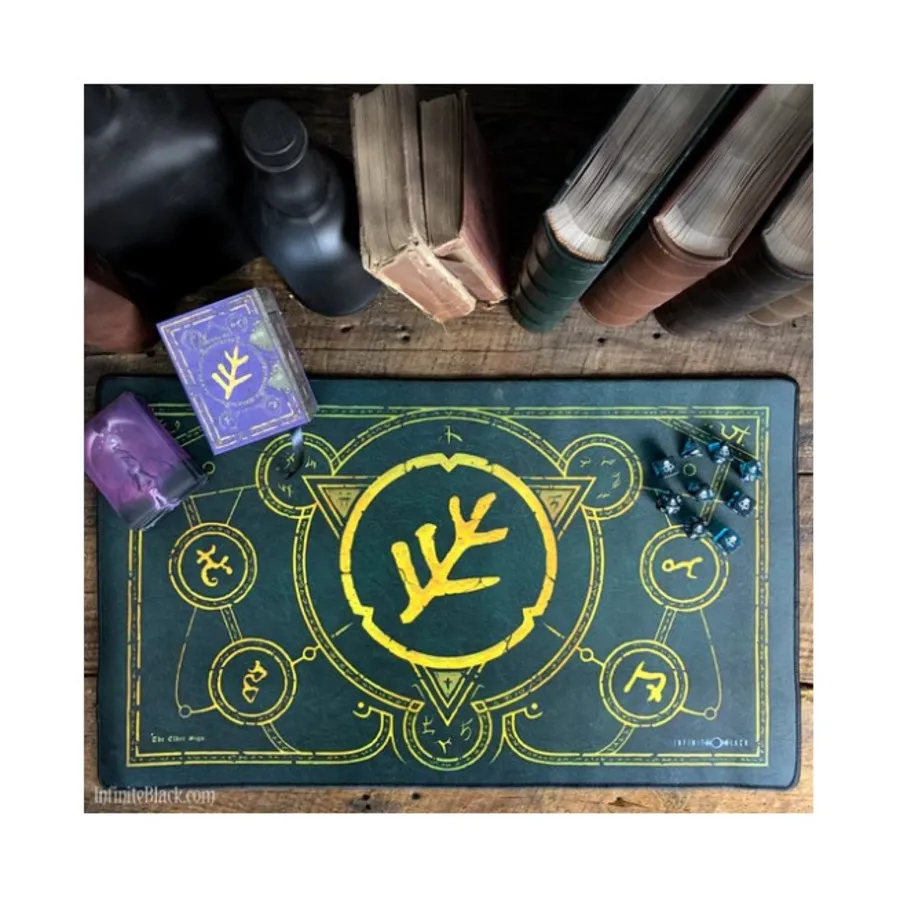 

Игровой коврик Elder Sign - Eldritch Green, Playmats (Infinite Black)