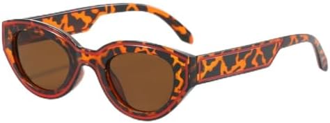 

Солнцезащитные очки Polygon 2026 для женщин, винтажный градиент, конфетные оттенки, «кошачий глаз», модные очки для путешествий, защита от ультрафиолета UV400 MTZJH, Leopard