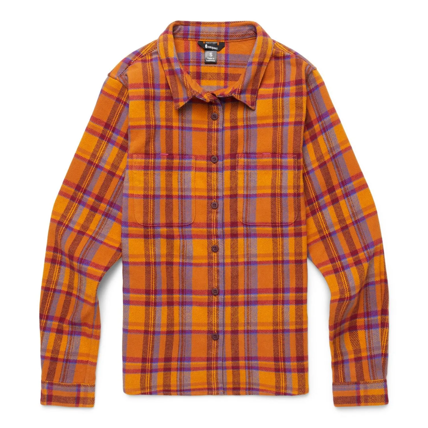 

Женская органическая фланелевая рубашка Mero Cotopaxi, Sienna Plaid