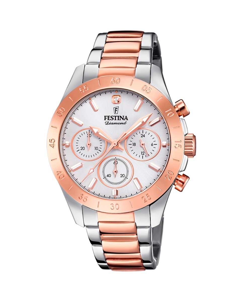 

F20398/1 Boyfriend Collection серебряные женские часы из стали Festina, серебро