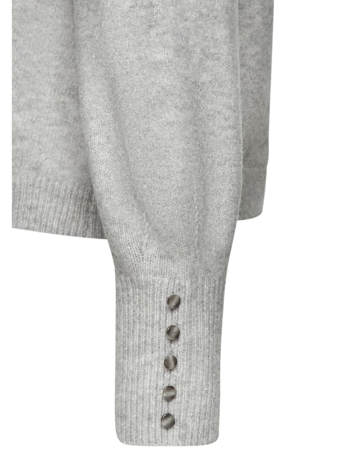 

свитер с круглым вырезом в сером меланжевом цвете LASCANA