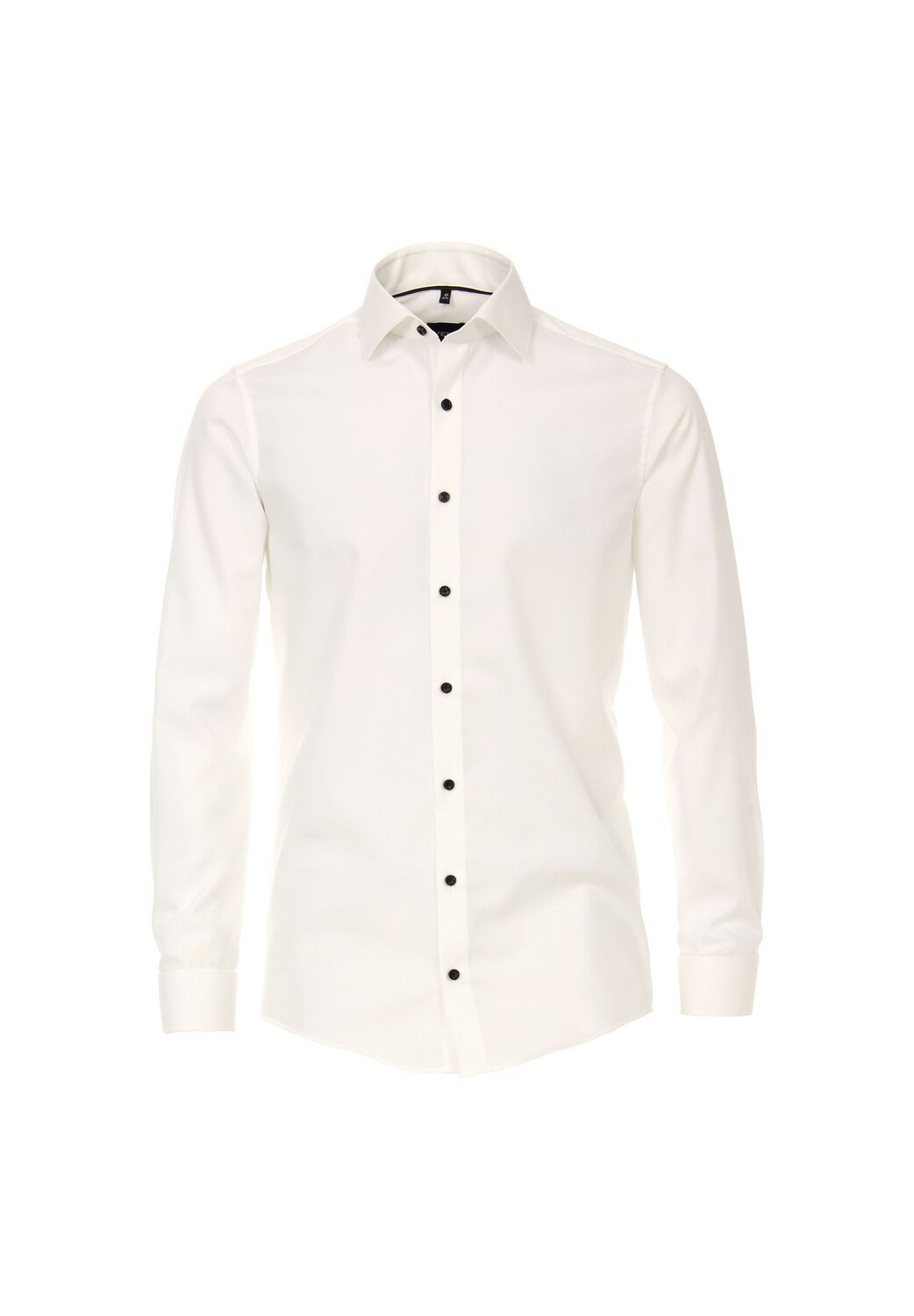 

Мужская деловая рубашка однотонного современного кроя Venti, цвет Ivory