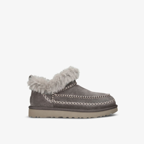 Сапоги UGG Alpine с нашивкой-логотипом, серый