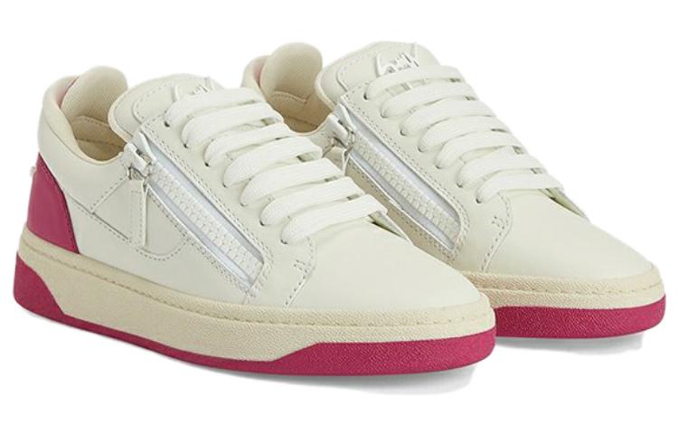Gz94 Кроссовки низкие женские Giuseppe Zanotti, белый красный — фото 3
