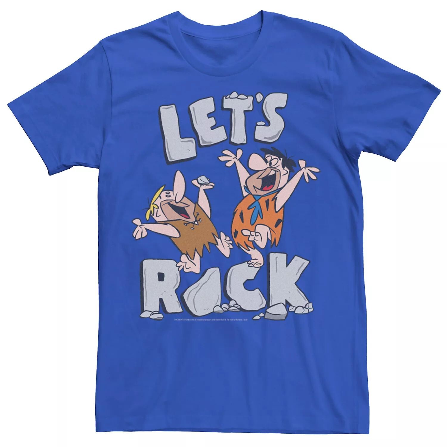 

Мужская футболка The Flintstones Fred And Barney Let's Rock Licensed Character